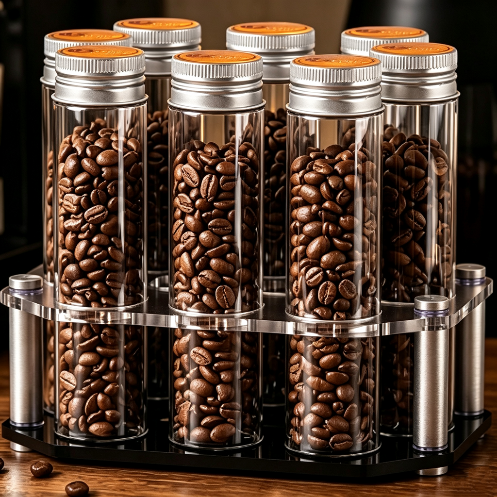 Single Dose Coffee Bean Storage Rack